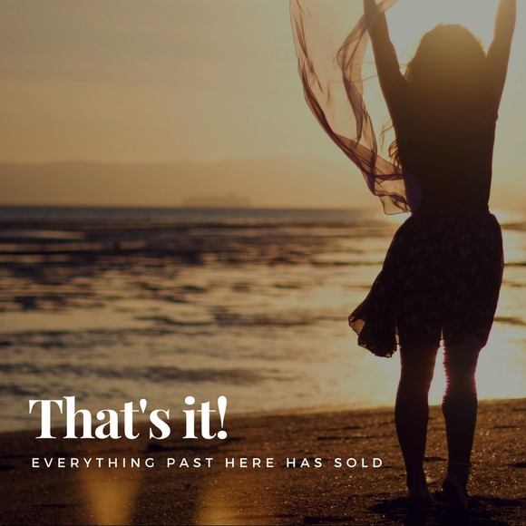 END OF CLOSET'S AVAILABLE ITEMS - Picture 1 of 1